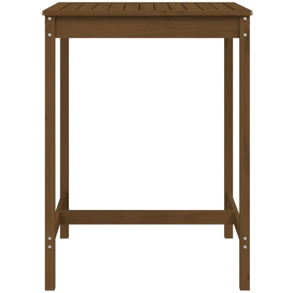 vidaXL Tuintafel 82,5x82,5x110 cm massief grenenhout honingbruin bruin, foto 4