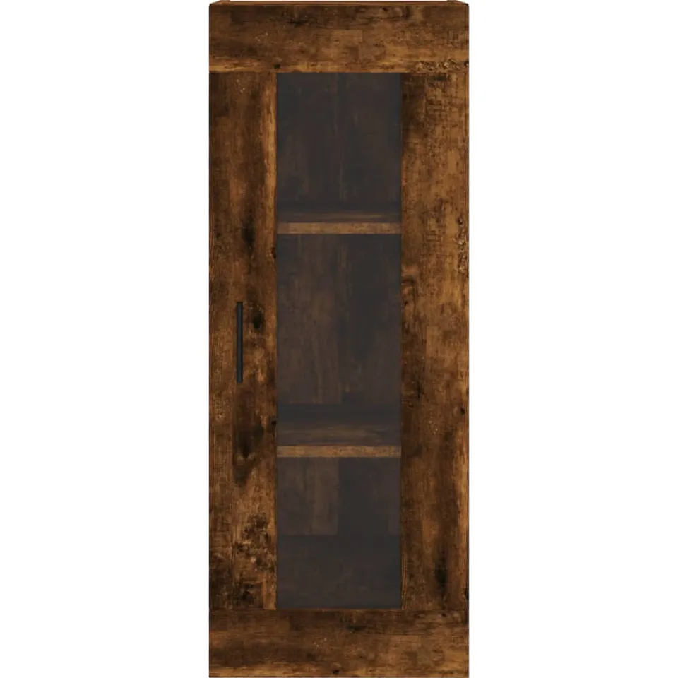 vidaXL Wandkast 34,5x34x90 cm gerookt eikenkleurig, foto 4