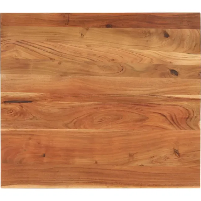vidaXL Tafelblad rechthoekig 100x80x2,5 cm massief acaciahout Bruin