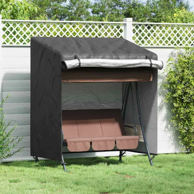 vidaXL Hoes voor buitenschommel 155 x 95 x 165 cm 420D Oxford Stof Zwart