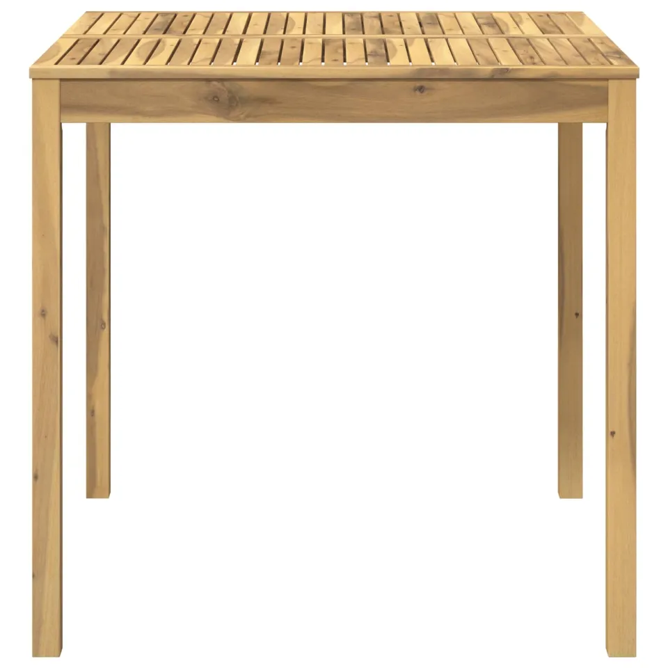 vidaXL Tuinbar Tafel LAREN Witgewassen 110 x 108,5 x 105 cm Bruin