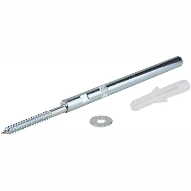 Wovar Blinde Plankdrager 16 cm Verzinkt met Schroefdraad | Per Stuk Grijs