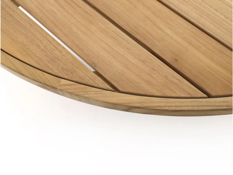 Zavelli Cuore low dining tuintafel ø150cm taupe, foto 2