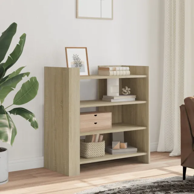 vidaXL Dressoir 73,5x35x75 cm bewerkt hout sonoma eikenkleurig, foto 2