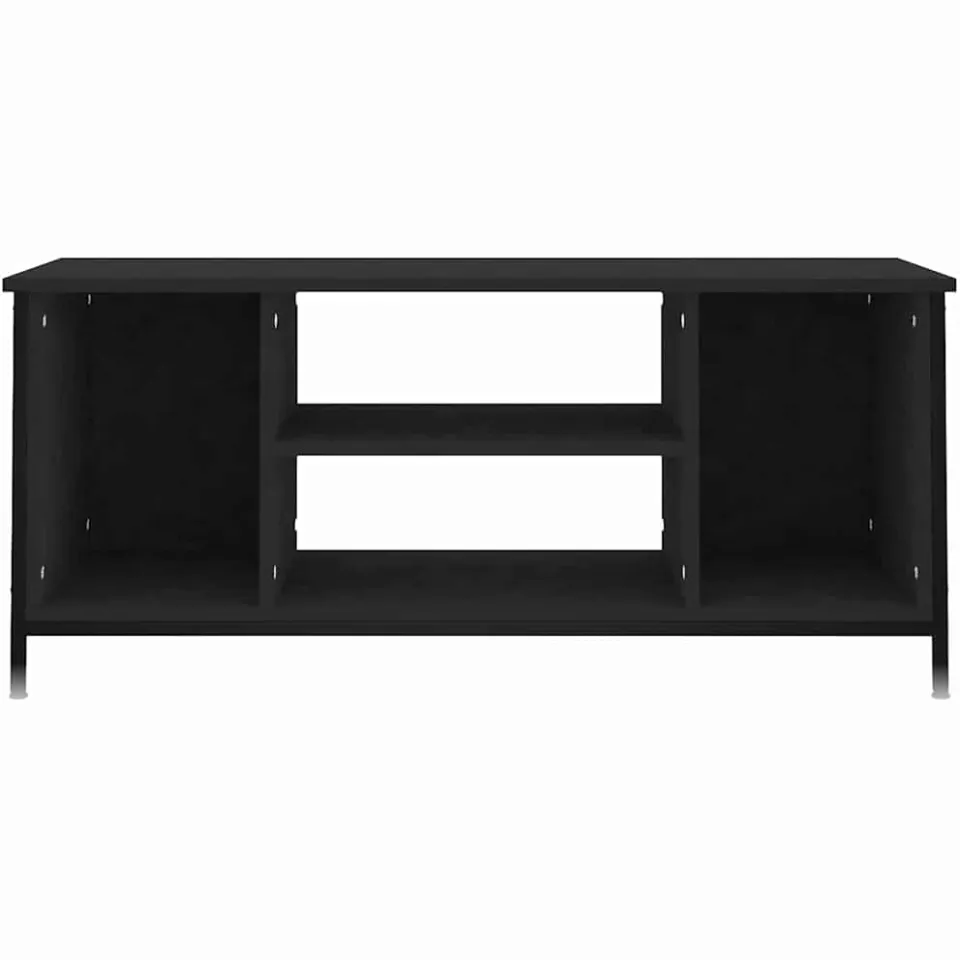 vidaXL Tv-meubel 102x35x45 cm bewerkt hout zwart, foto 4