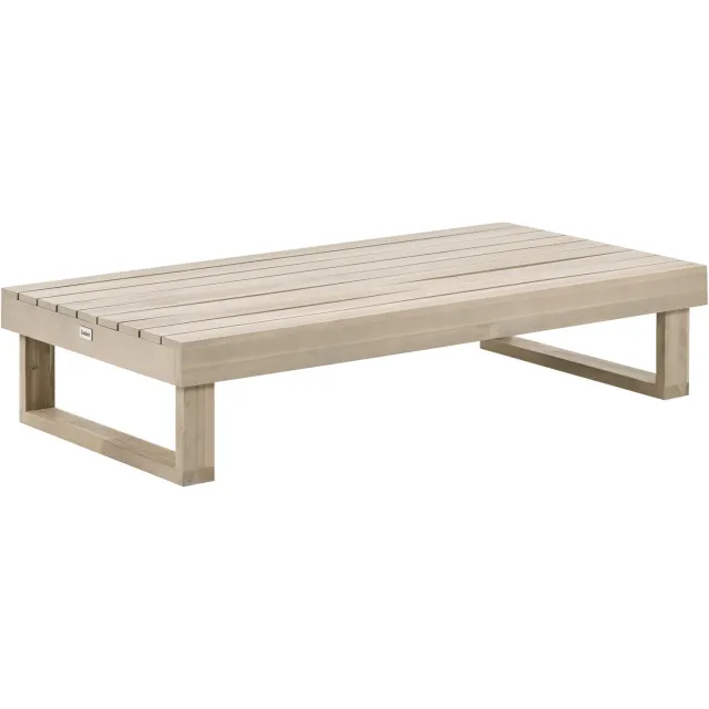 Beliani MARETTIMO - Salontafel - Lichtbruin - 110 x 60 cm - Acaciahout