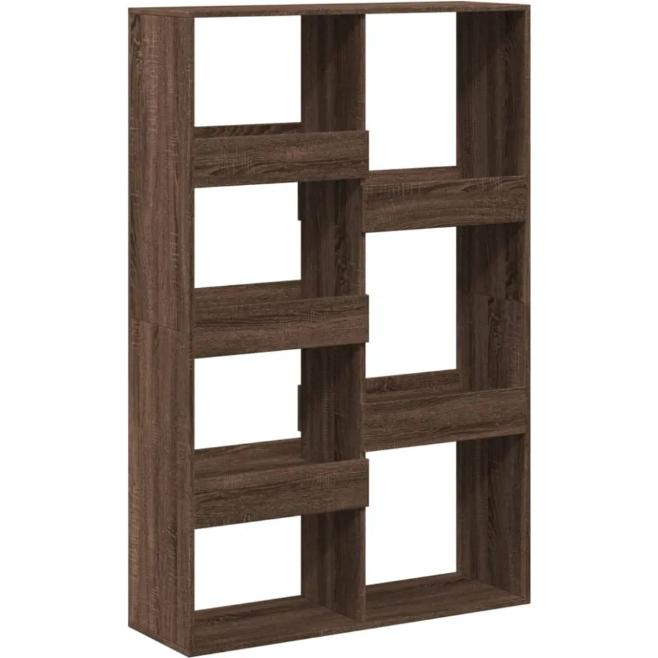 vidaXL Boekenkast 100x33x155,5 cm bewerkt hout bruin eikenkleurig, foto 3