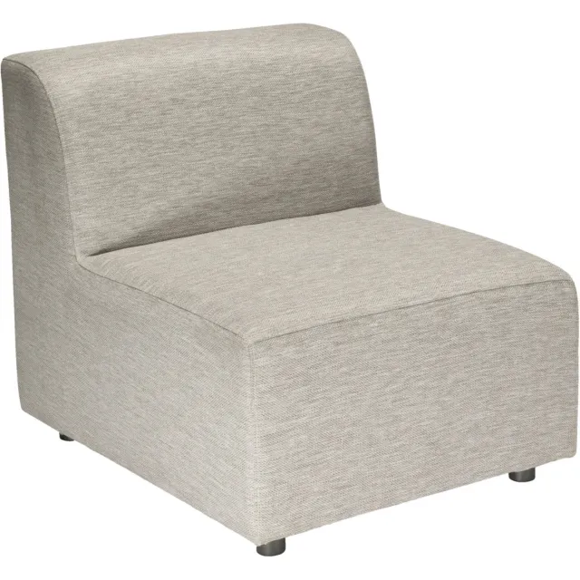 Vega Outdoor loungesysteem Modesco middenelement; 70x85x76 cm (BxDxH); zitting beige, frame beige beige gemêleerd