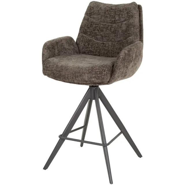 AnLi Style Barstoel lounge - Rich Taupe - set van 2