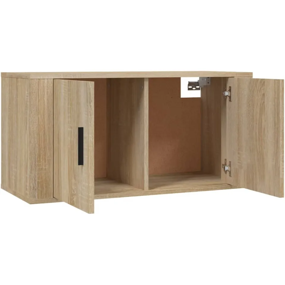 vidaXL 3-delige Tv-meubelset bewerkt hout sonoma eikenkleurig, foto 3