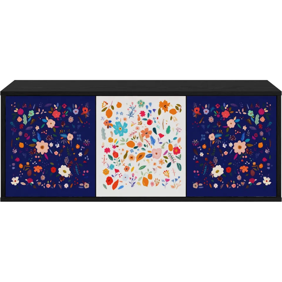 vidaXL Wandgemonteerd tv-meubel MAINZ 102 x 33 x 40 cm Zwart eiken, foto 4