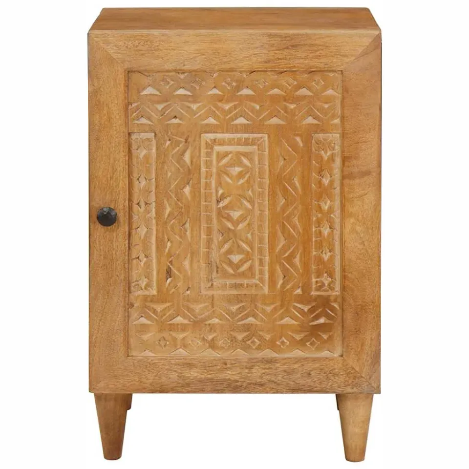 vidaXL Badkamerkast 38 x 33 x 58 cm Massief Mango Hout bruin, foto 3