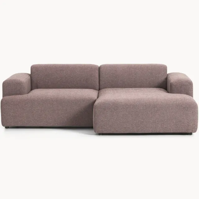 Westwing Collection Hoekbank Melva (3-zits) Dieproze