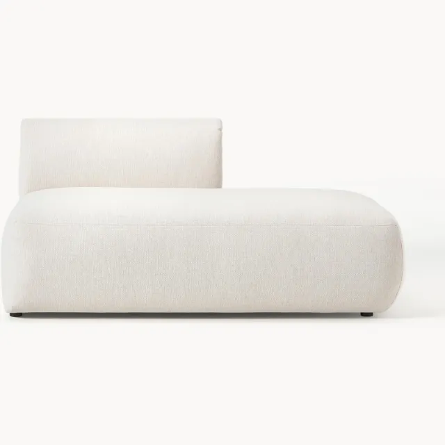 Westwing Collection Module chaise longue Sofia Wit