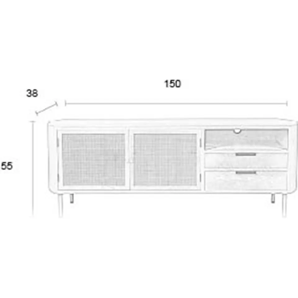 Housecraft Living Amaya dressoir beige, foto 2