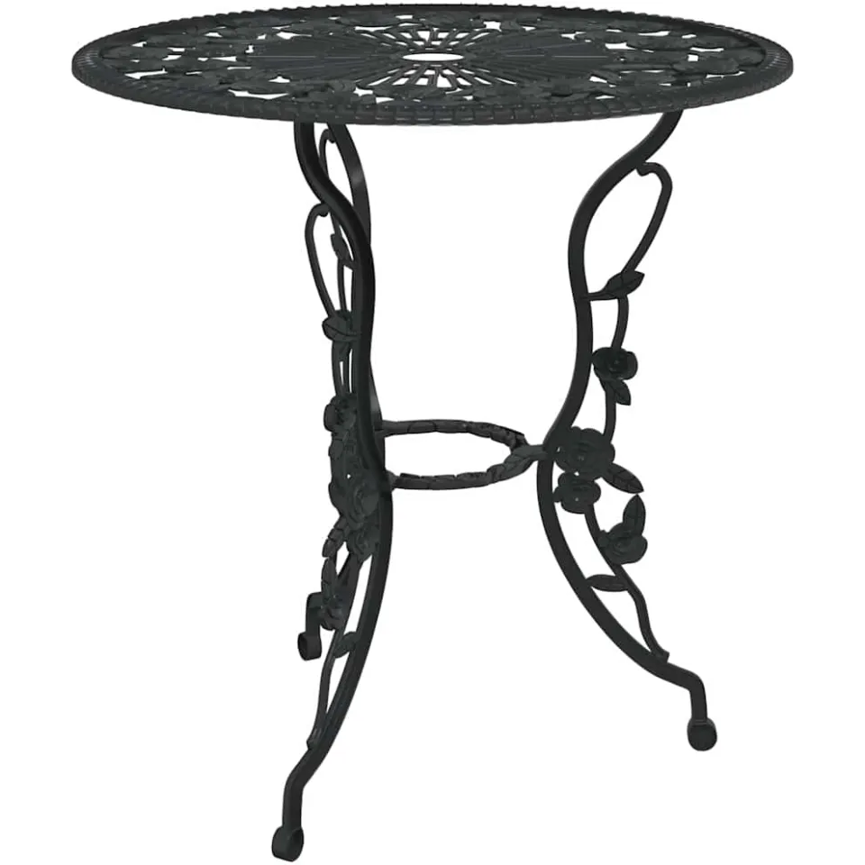 vidaXL 3-delige Bistroset gietaluminium zwart, foto 3