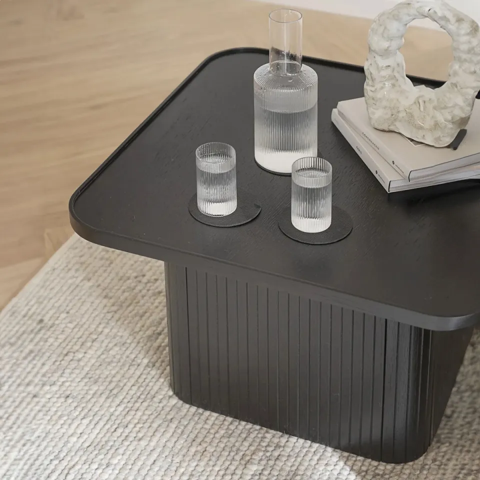 Rowico Home Sullivan houten bijzettafel zwart - 60 x 60 cm, foto 5