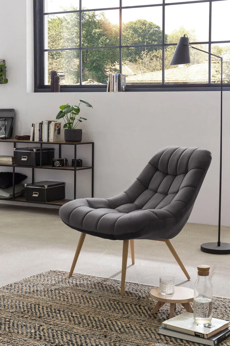 fauteuil Louis grijs, foto 6