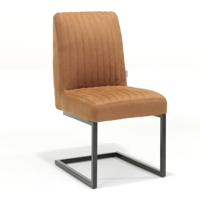 eetkamerstoel Chloe cognac Bruin