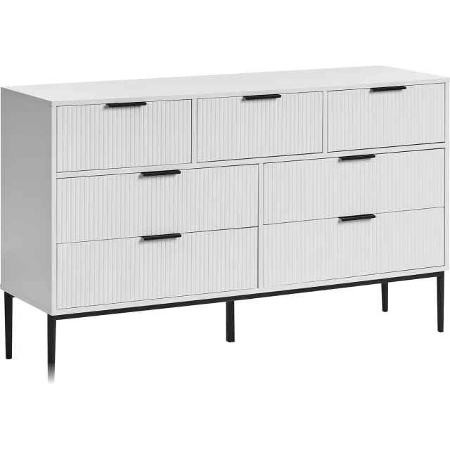 Beliani LEDUC - Ladekast 7 lades - Wit - MDF