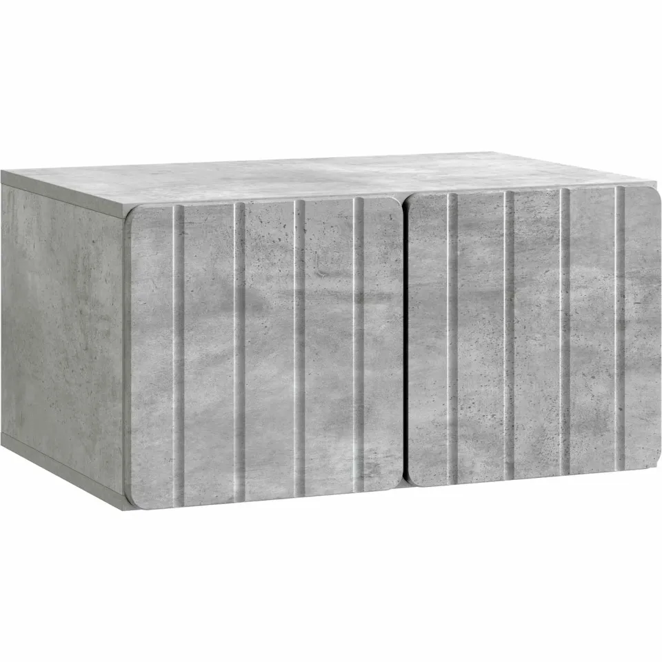 vidaXL Wandbeugel TV-kast 59,5 x 41 x 30 cm Betongrijs Bewerkt hout grijs, foto 3