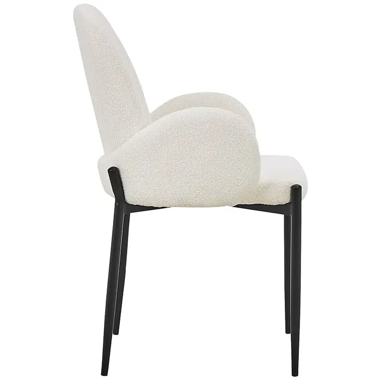 stoel Maria bouclé wit, foto 3