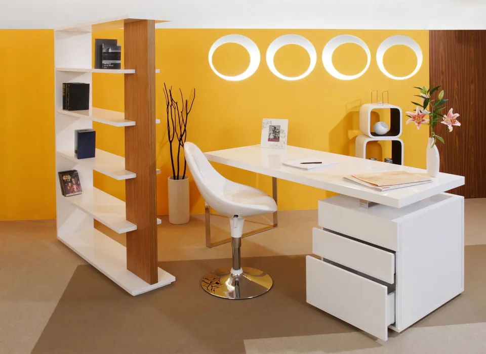 Bureau Javi Wit 140cm, foto 2