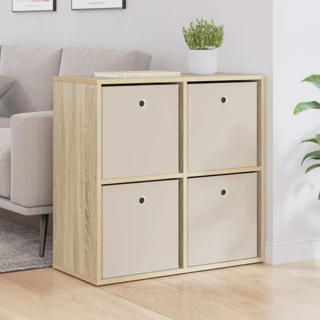 vidaXL Dressoir Sonoma Eiken 68,5 x 32 x 67 cm