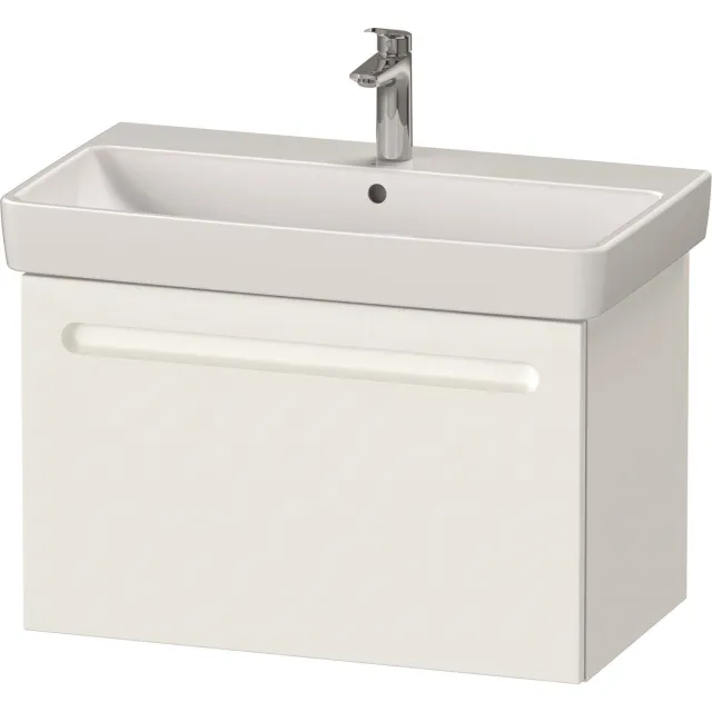 Duravit No.1 wastafelonderkast met 1 lade mat wit