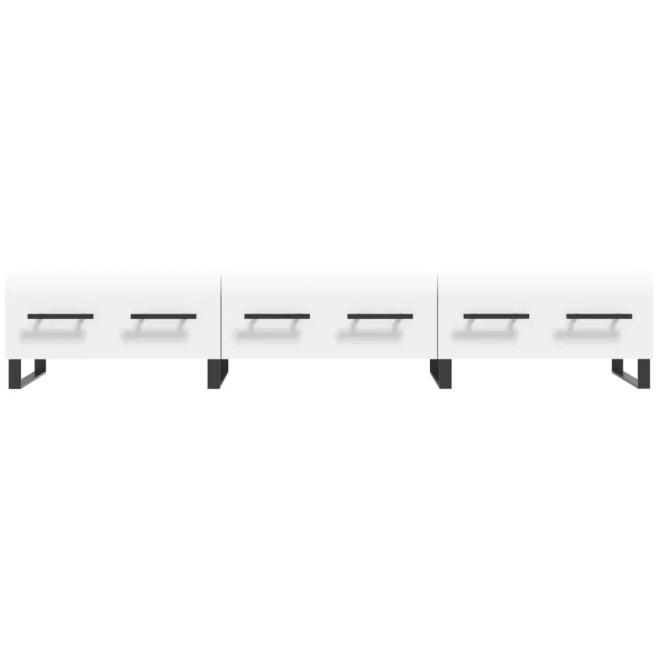 vidaXL Tv-meubel 150x36x30 cm bewerkt hout wit
