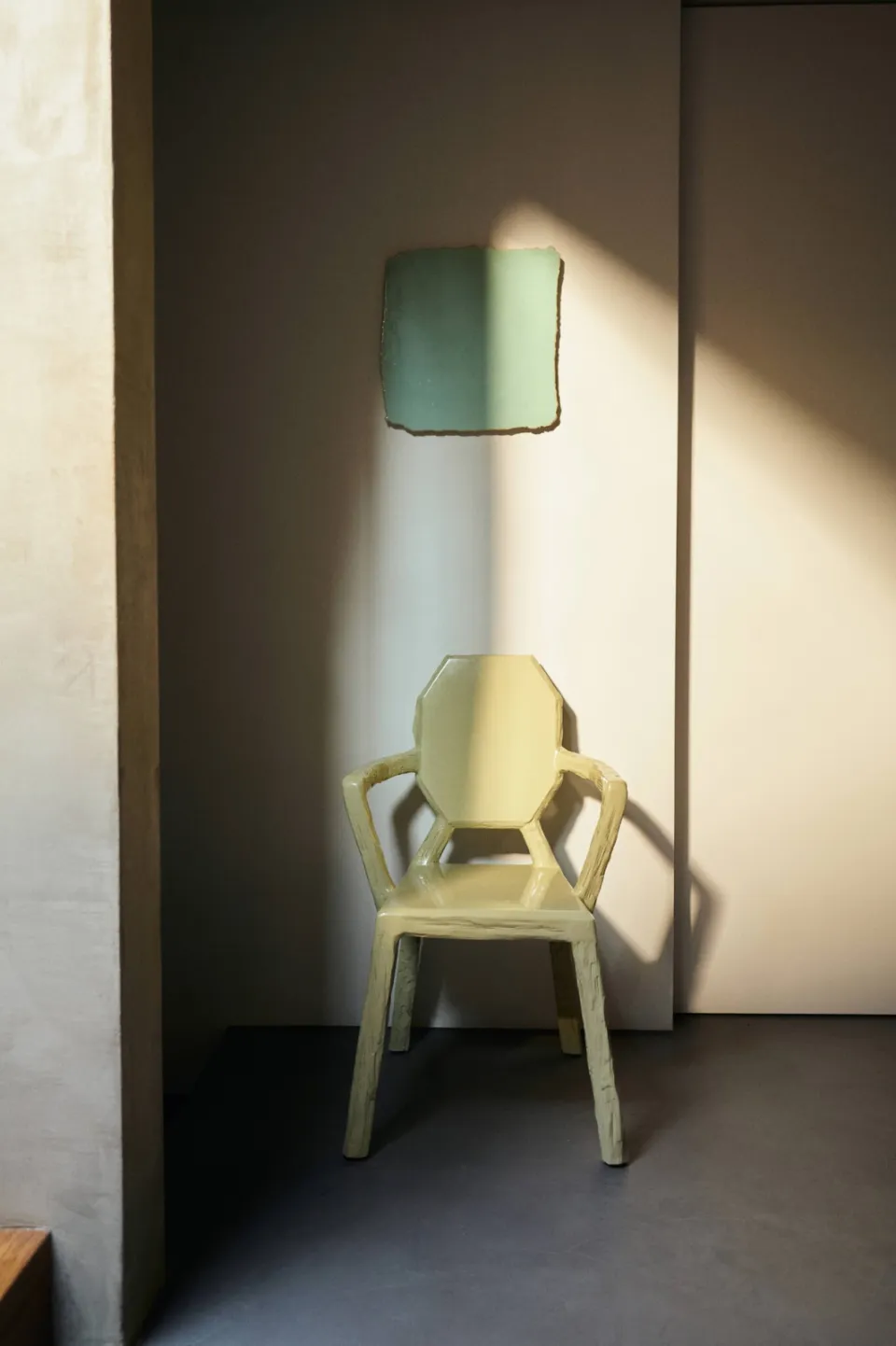 HKLIVING Teun Zwets eetkamerstoel groen, foto 2