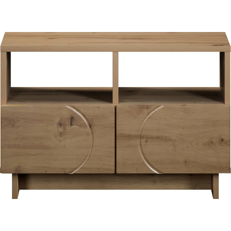 vidaXL TV-standaard 60 x 34.5 x 40 cm Artisanaal eiken Bewerkt hout, foto 4