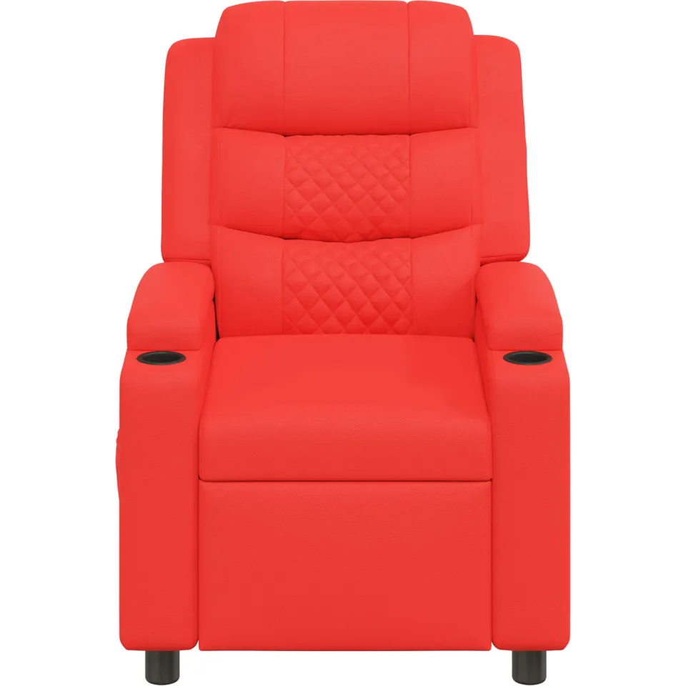 vidaXL Ligstoel Rood 75 x 93 x 98 cm Stof, foto 4