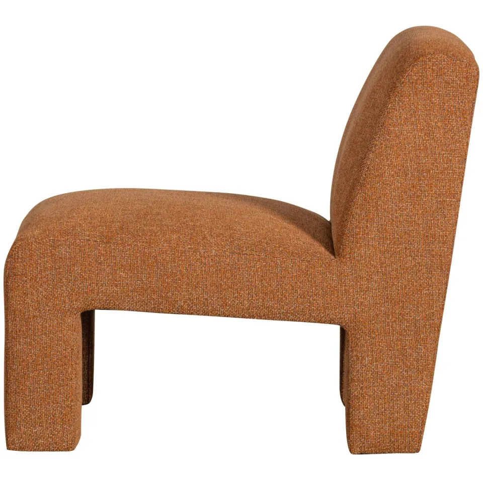WOOOD Lavid Fauteuil - Polyester - Naturel - 73x74x84, foto 3