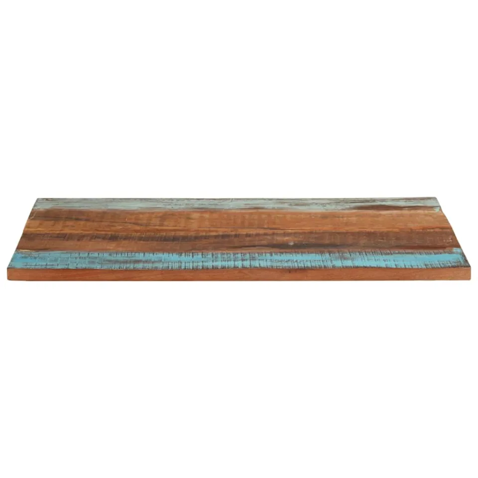 vidaXL Tafelblad rechthoekig 25-27 mm 70x90 cm massief gerecycled hout meerkleurig, foto 2