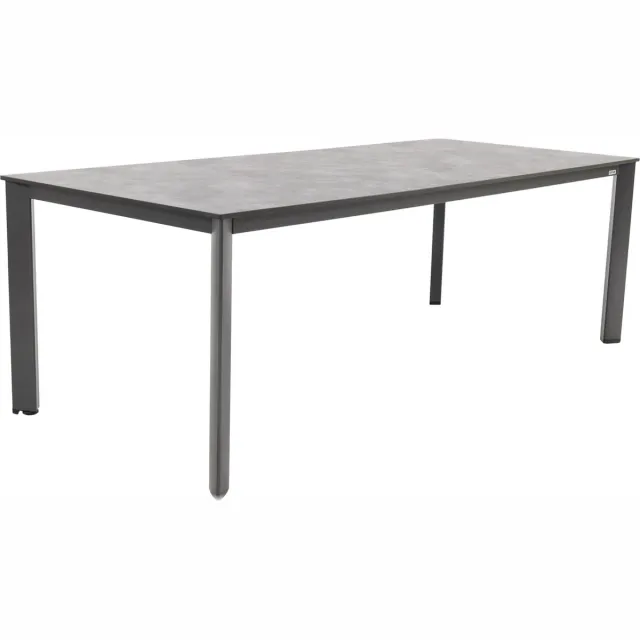 Kettler Edge tuintafel 220x95 cm. - HPL antraciet Antraciet/Grijs