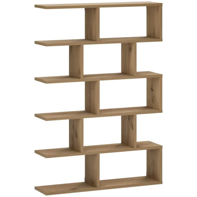 vidaXL Wandplank - Artisanaal - eiken - 70 - x - 17 - x - 101 - cm - Bewerkt - hout Artisanaal eiken