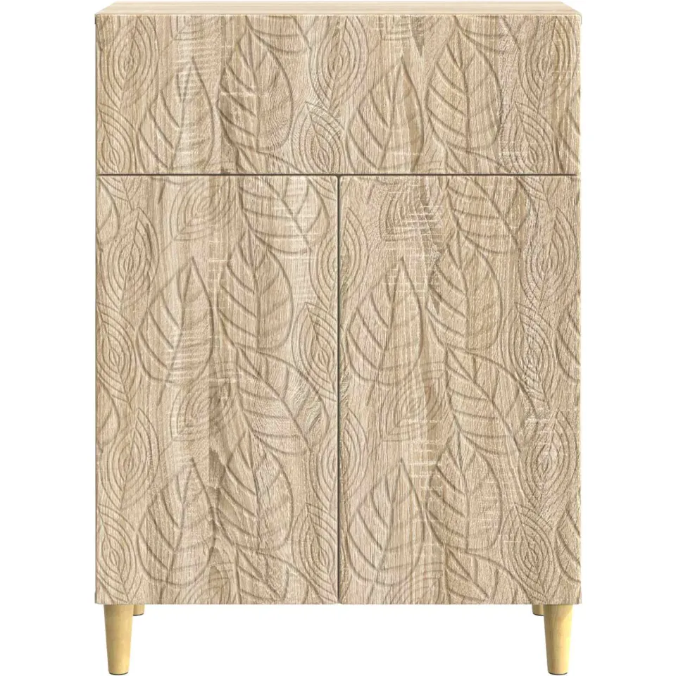 vidaXL Dressoir Sonoma Eiken 66 x 34,5 x 90 cm Bewerkt hout, foto 4