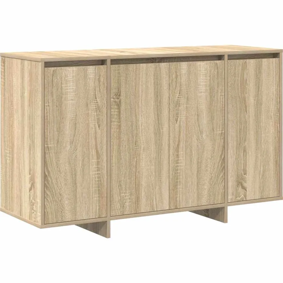 vidaXL Dressoir Sonoma Eiken 120 x 41 x 75 cm Bewerkt hout, foto 3