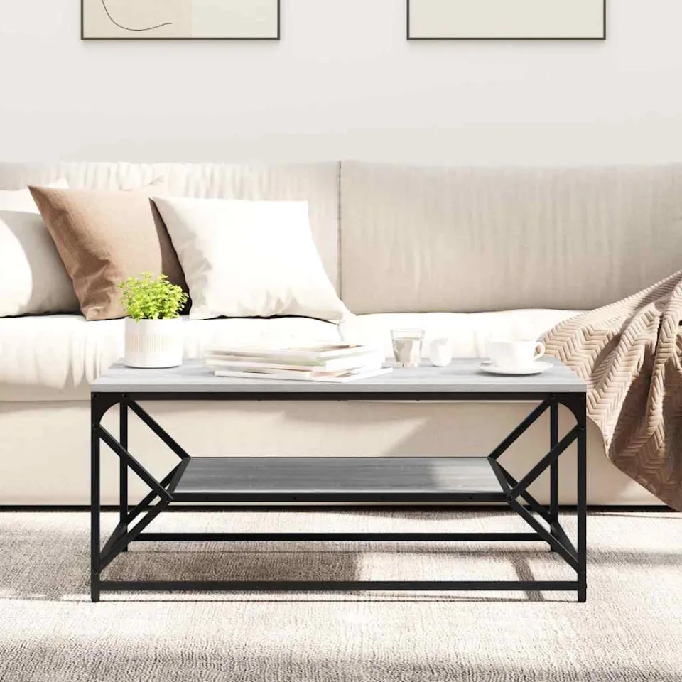 vidaXL Salontafel Sonoma Eiken 90 x 50 x 40 cm, foto 4