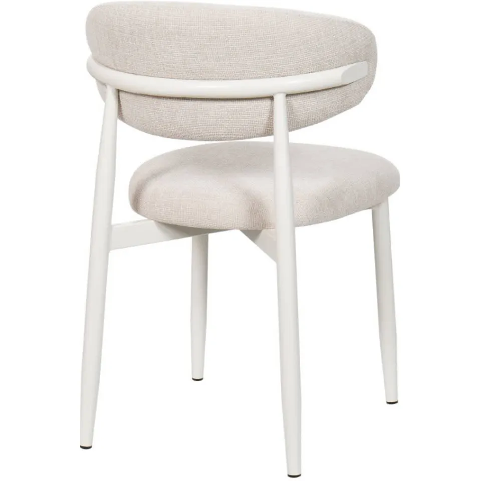 Giga Meubel Alexia eetkamerstoel beige wit, foto 3