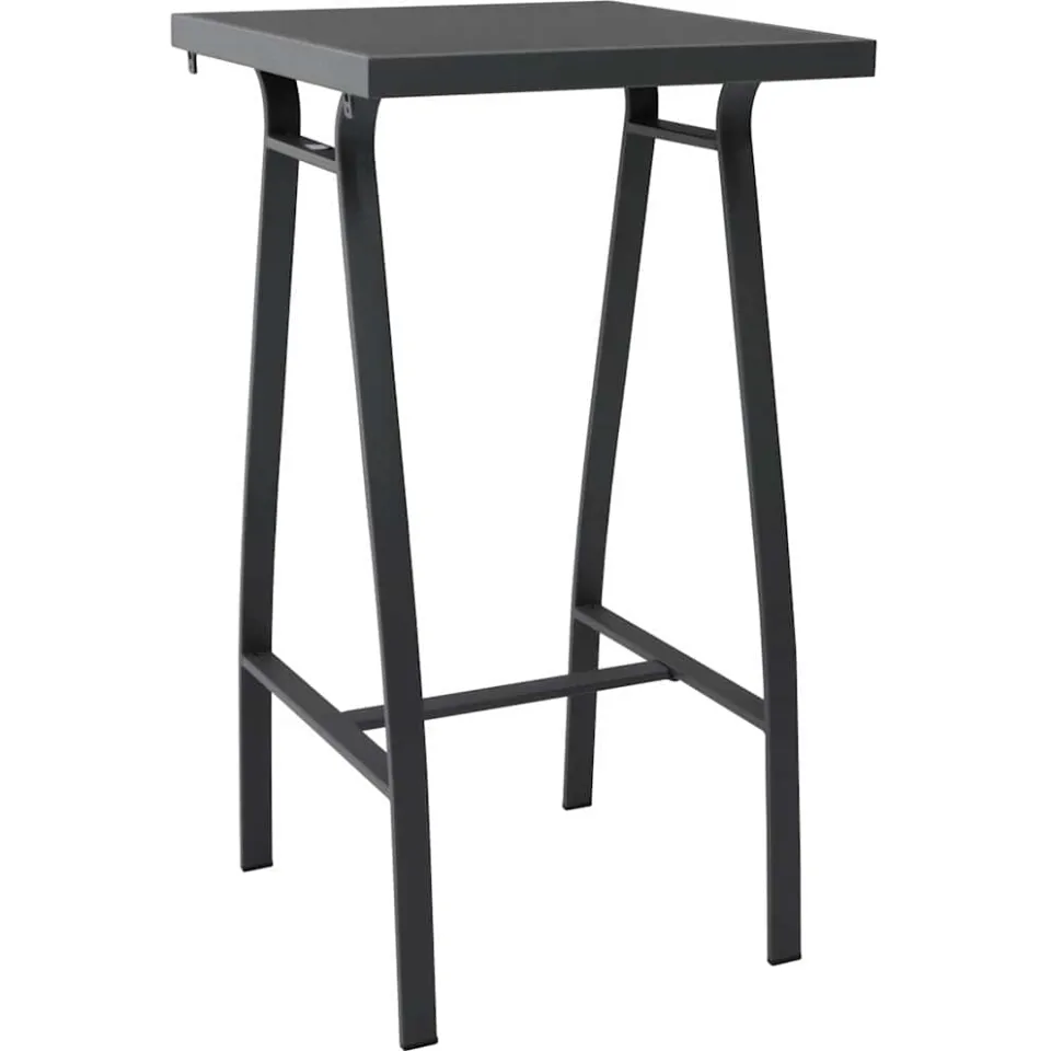 vidaXL 5-delige Tuinbarset zwart en grijs, foto 3