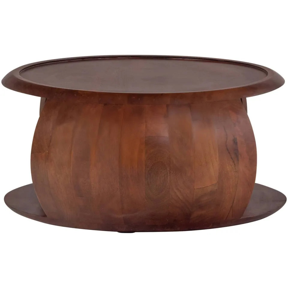 WOOOD Cole Salontafel - Mango Hout - Bruin - 36x72x72, foto 2