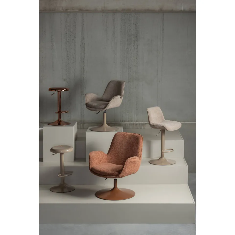 WOOOD fauteuil Marten oranje, foto 4
