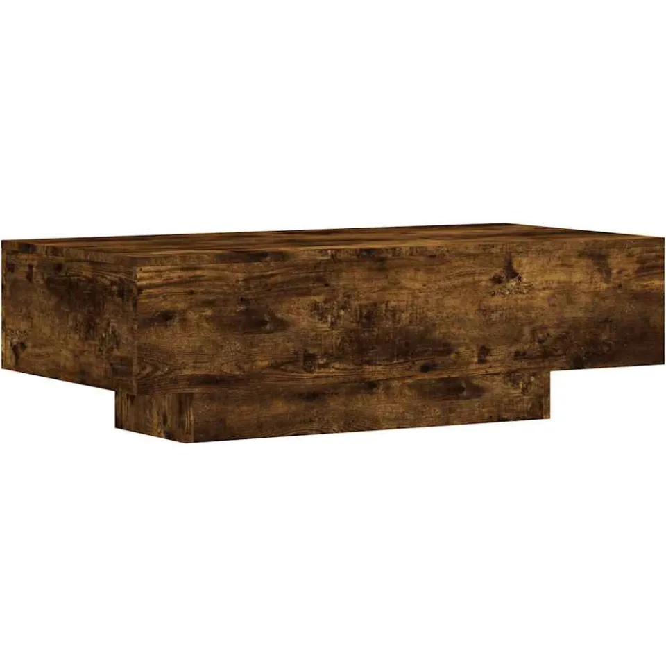 vidaXL Salontafel 100x49,5x31 cm bewerkt hout gerookt eikenkleurig, foto 3