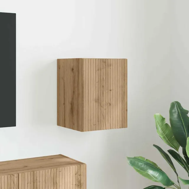 vidaXL TV Wandkast 30 x 31 x 40 cm Ambachtelijk eiken Bewerkt hout, foto 2