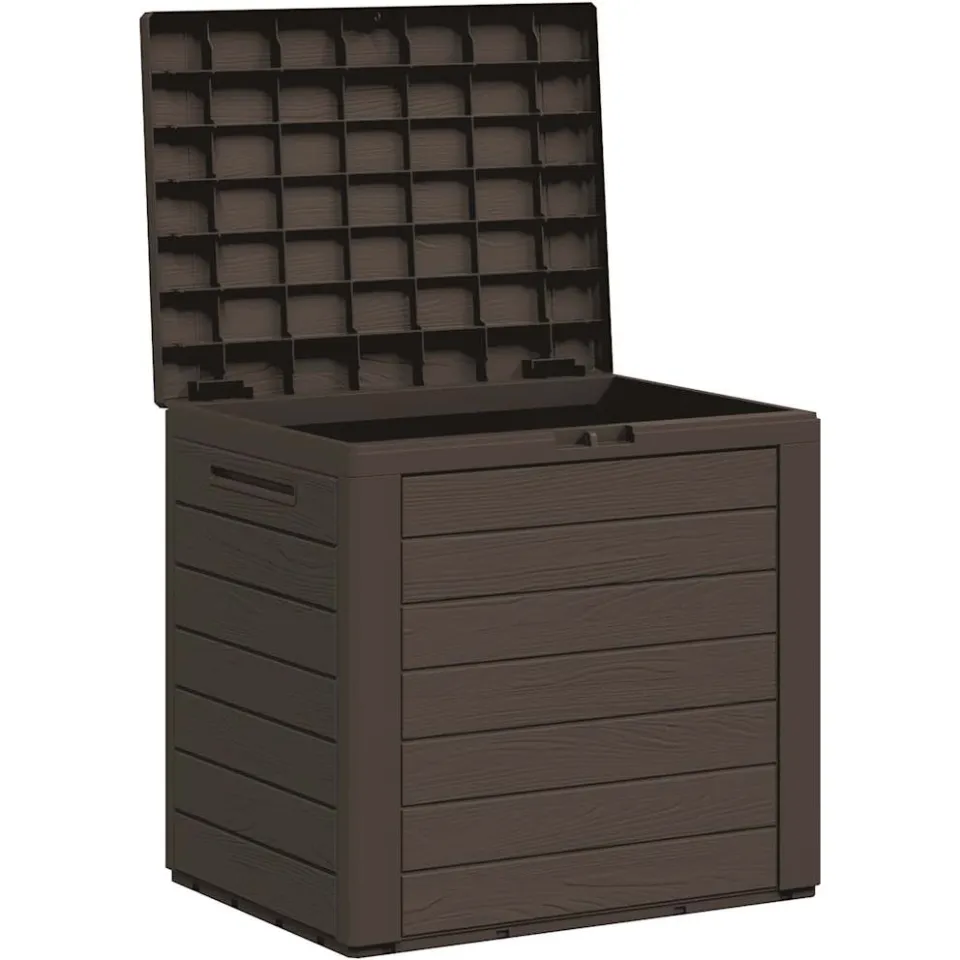 vidaXL Tuinbox 58,5x46x55 cm polypropeen bruin, foto 4