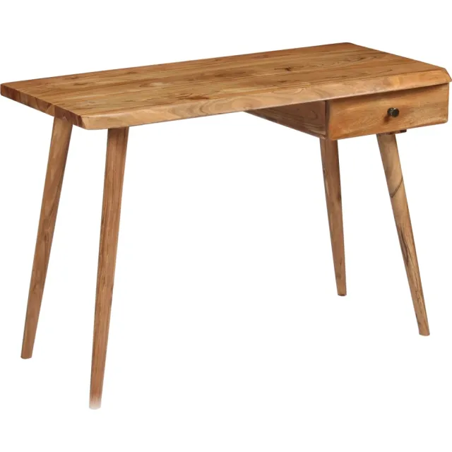 vidaXL Schrijftafel 110x50x76 cm massief acaciahout Bruin