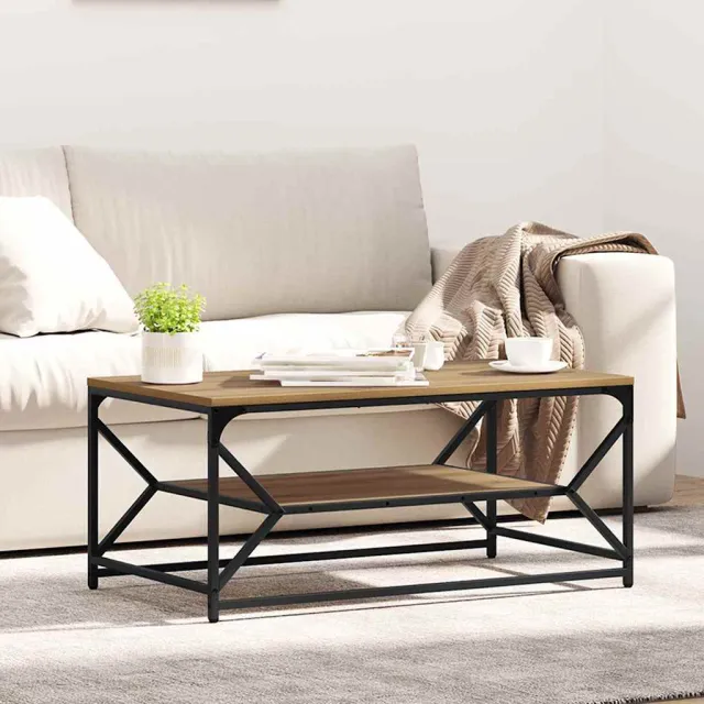 vidaXL Salontafel Artisan Eiken 90 x 50 x 40 cm Bruin