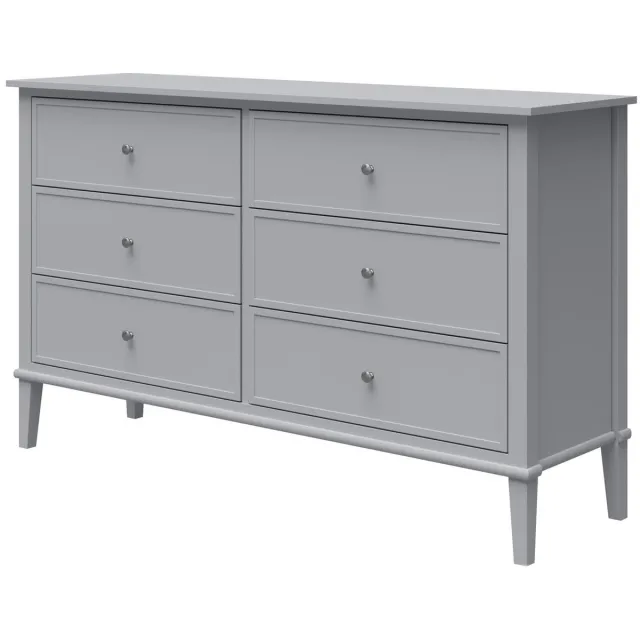 Notio Living Franklin-Commode - 6-laden - Grijs MDF